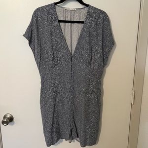 Blue dot Abercrombie dress